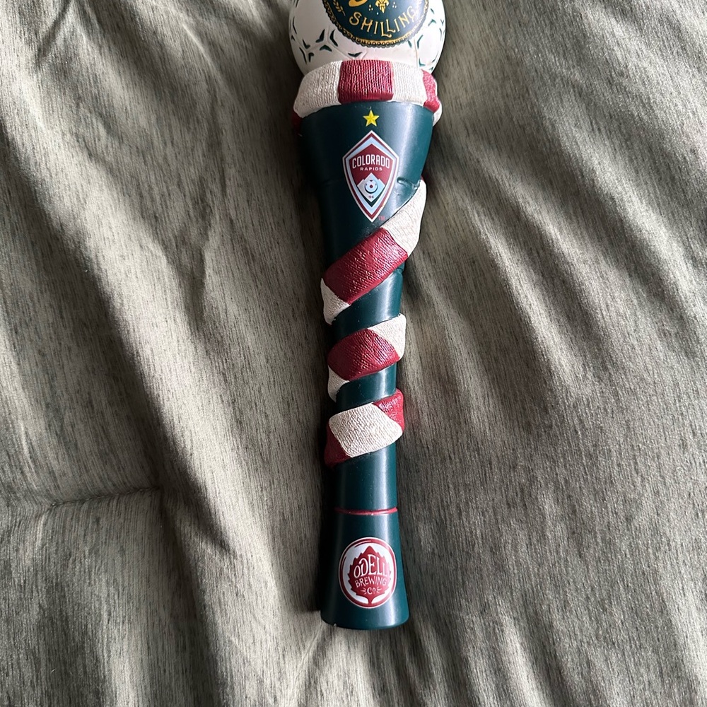 Colorado Rapids 90 Schilling Beer Tap Handle - Odell Brewing.